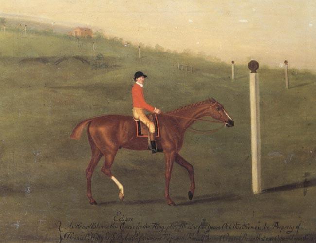 Francis Sartorius 'Eclipse' with Jockey up walking the Course for the King's Plate 1776